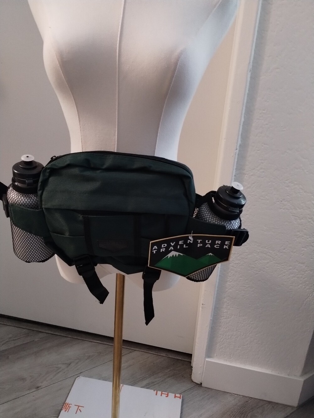 Men’s Belt Bag in Dark Green